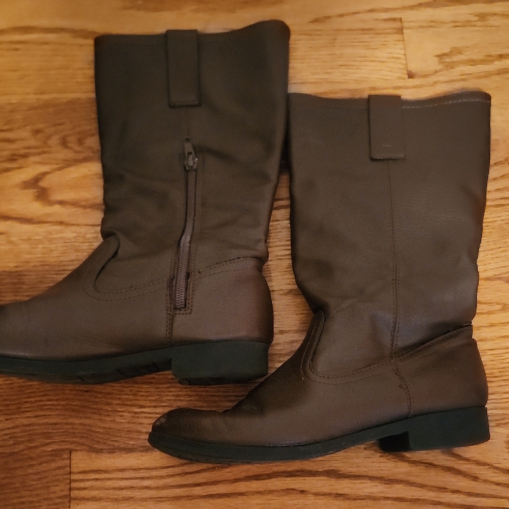 Brown Knee-High Boots